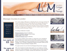 Tablet Screenshot of massagelondon.com